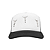 UMS 458-LL - Boné Trucker Tripple Christ "Branco/Preto" -NOVO- - Imagem 1