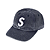 SUPREME - Boné Pigment Coated S Logo 6-Panel SS26 "Azul Escuro" -NOVO- - Imagem 1