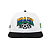 OMA DESIGN STUDIOS - Boné Brasil Retro WC Curved Brim "Branco/Preto" -NOVO- - Imagem 1