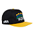 OMA DESIGN STUDIOS - Boné Brasil Retro WC Curved Brim "Preto/Amarelo" -NOVO- - Imagem 2