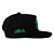 OMA DESIGN STUDIOS - Boné NY Bones Brasil "Preto/Verde" -NOVO- - Imagem 2