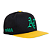 OMA DESIGN STUDIOS - Boné Oakland N "Preto/Amarelo/Verde" -NOVO- - Imagem 2