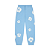 DENIM TEARS - Calça De Moletom Cotton Wreath "Azul" -NOVO- - Imagem 1