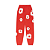 DENIM TEARS - Calça De Moletom Cotton Wreath "Vermelho" -NOVO- - Imagem 1
