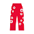 DENIM TEARS - Calça De Moletom Cotton Wreath "Vermelho" -NOVO- - Imagem 2