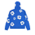 DENIM TEARS - Moletom Cotton Wreath Zip "Azul" -NOVO- - Imagem 2