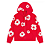 DENIM TEARS - Moletom Cotton Wreath Zip "Vermelho" -NOVO- - Imagem 1