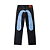 EVISU - Calça Daicock Print Jeans #2020 "Light Blue" -NOVO- - Imagem 1