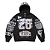 SUPREME - Moletom Warriors Appliqué Zip Up "Preto" -NOVO- - Imagem 1