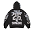 SUPREME - Moletom Warriors Appliqué Zip Up "Preto" -NOVO- - Imagem 2