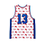 SUPREME x MITCHELL & NESS - Regata Monogram "Branco" -NOVO- - Imagem 2