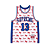 SUPREME x MITCHELL & NESS - Regata Monogram "Branco" -NOVO- - Imagem 1
