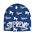 SUPREME x NEW ERA - Touca Monogram "Azul Escuro" -NOVO- - Imagem 1