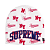 SUPREME x NEW ERA - Touca Monogram "Branco" -NOVO- - Imagem 1