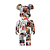 PRÉ VENDA - MEDICOM TOY X ANDY WARHOL X JEAN MICHAEL BASQUIAT - Boneco Bearbrick 400% "#4" -NOVO- - Imagem 1