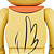 PRÉ VENDA -MEDICOM TOY X WACKY RACERS - Boneco Bearbrick 100% & 400% Set "Muttley" -NOVO- - Imagem 2