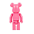 PRÉ VENDA - MEDICOM TOY X CARE BEARS - Boneco Bearbrick 400% "Pink" -NOVO- - Imagem 2