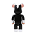 PRÉ VENDA - MEDICOM TOY x GREMLINS 2 - Boneco Bearbrick 400% "The New Batch Mohawk" -NOVO- - Imagem 2