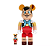 PRÉ VENDA - MEDICOM TOY x DISNEY - Boneco Bearbrick 100% & 400% Set  "Pinocchio" -NOVO- - Imagem 1