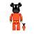 PRÉ VENDA - MEDICOM TOY x DISNEY  - Boneco Bearbrick 100% & 400% Set "Mickey Mouse The Band Concert" -NOVO- - Imagem 2