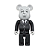 PRÉ VENDA - MEDICOM TOY - Boneco Bearbrick 400% "Alfred Hitchock" -NOVO- - Imagem 1