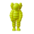 PRÉ VENDA - KAWS - Boneco What Party Figure "Amarelo" -NOVO- - Imagem 1