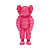 PRÉ VENDA - KAWS - Boneco What Party Figure "Rosa" -NOVO- - Imagem 1