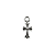 CHROME HEARTS – Pingente Tiny Cross "Prata 925" -VINTAGE- - Imagem 2