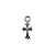 CHROME HEARTS – Pingente Tiny Cross "Prata 925" -VINTAGE- - Imagem 1
