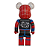 MEDICOM TOY x MARVEL - Boneco Bearbrick 400% & 100% Spider-Man Across The Spiderverse "Spider-Punk" -NOVO- - Imagem 2