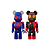MEDICOM TOY x MARVEL - Bonecos Bearbrick Spider-Man Acorss The Spiderverse 100% (SET C/2) "Spider-Man 2099 & Spider-Woman"-NOVO- - Imagem 1
