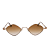 CHROME HEARTS - Óculos de Sol Diamond Dog Tortoise "Gold" -NOVO- - Imagem 2