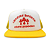 CHROME HEARTS - Boné Hollywood King Taco Trucker "Amarelo/Branco/Vermelho" -NOVO- - Imagem 1