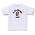 BAPE - Camiseta Trial Camo College "Branco/Bege" -NOVO- - Imagem 1