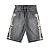 KAPITAL - Bermuda 14oz Denim 5-Pocket Bone Embroidery "Grey" -NOVO- - Imagem 1