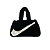NIKE - Bolsa Faux Fur "Preto" -USADO- - Imagem 1