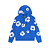 DENIM TEARS - Moletom Cotton Wreath Zip "Azul" -NOVO- - Imagem 1
