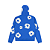 DENIM TEARS - Moletom Cotton Wreath Zip "Azul" -NOVO- - Imagem 2