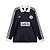 ADIDAS x OASIS - Camiseta Manga Longa Tour Jacquard Stripe Jersey "Preto" -NOVO- - Imagem 1