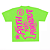 HELLSTAR - Camiseta Jesus Emblem "Verde/Rosa" -NOVO- - Imagem 2