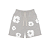 DENIM TEARS - Bermuda Cotton Wreath "Cinza" -NOVO- - Imagem 1