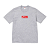 SUPREME - Camiseta Arabic Box Logo "Cinza" -NOVO- - Imagem 1