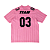 SUPREME - Camiseta Mesh Stripe Football Jersey "Rosa” -USADO- - Imagem 2