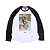 SUPREME x LARRY CLARK - Camiseta Sequin Raglan Neighbor FW26 "Preto" -NOVO- - Imagem 1
