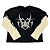 CHEW - Camiseta Manga Longa Studded Roach Thermal "Preto/Creme" -NOVO- - Imagem 1