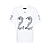 AMIRI - Camiseta 22 Logo Print "Branco" -NOVO- - Imagem 1