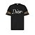 DIOR - Camiseta Relaxed Fit Ribbon Logo "Preto" -NOVO- - Imagem 1