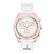 SWATCH x OMEGA - Relógio Bioceramic Mission To Venus "Branco/Rosa"  -NOVO- - Imagem 1