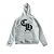 CHROME HEARTS - Moletom Cemetery Cross Seven-11 "Cinza" -NOVO- - Imagem 2