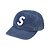 SUPREME - Boné Washed Canvas S Logo 6-Panel FW26 "Azul Marinho" -NOVO- - Imagem 1